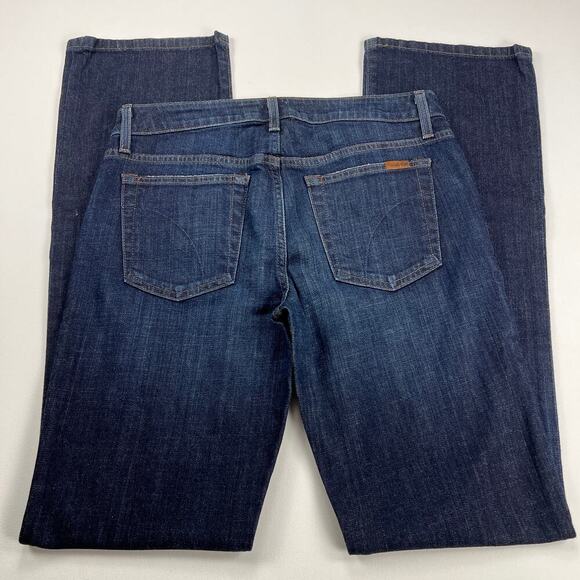 Joe’s Jeans Curvy Bootcut Dark Dixie Wash Mid Rise 35” Inseam Tall Size 30 - Picture 11 of 13